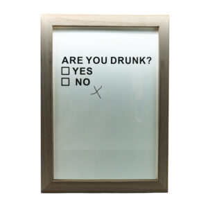 Are you Drunk?  Yes or No Wall Art