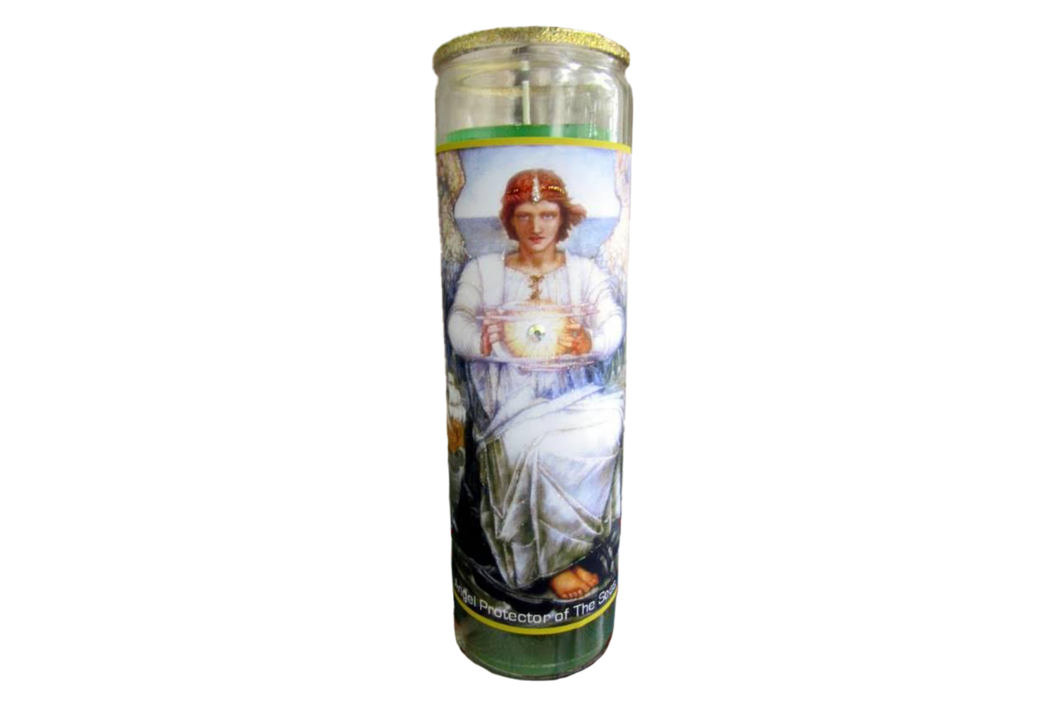 Angel Protector of the Seas Glitter Candle