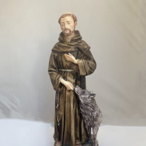 St Francis and  the Wolf