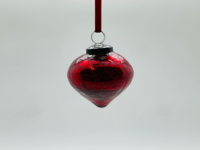 Red Onion Ball Ornament